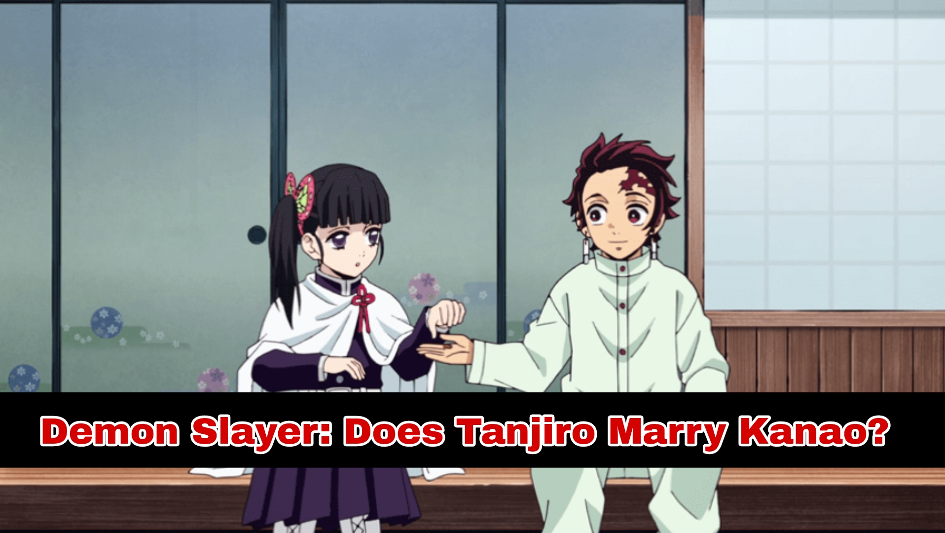 Does tanjiro marry kanao